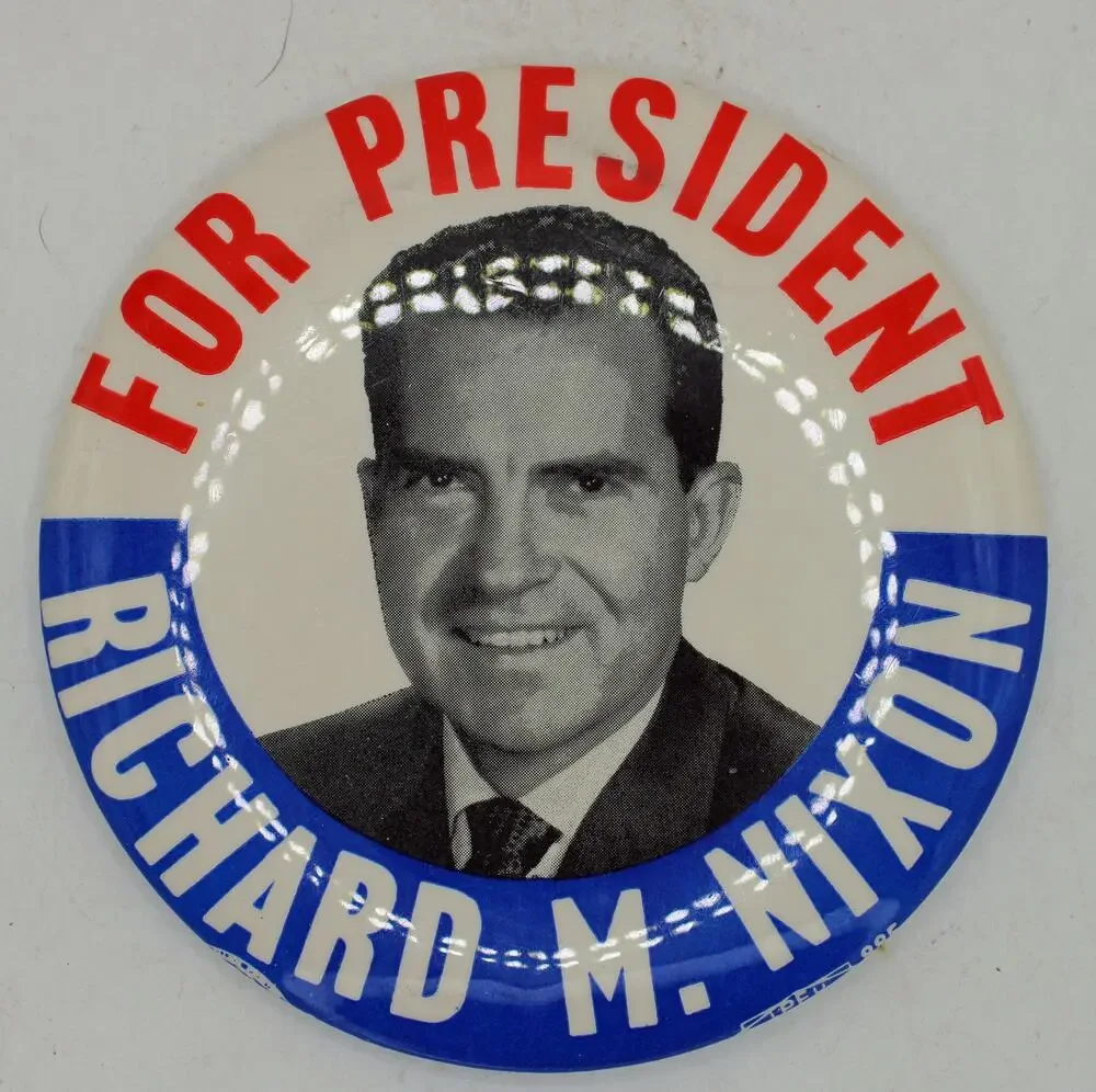 1960's Richard M. Nixon For President Campaign Button